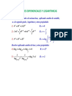 Ecuaciones Exponenciales y Logaritmicas 1