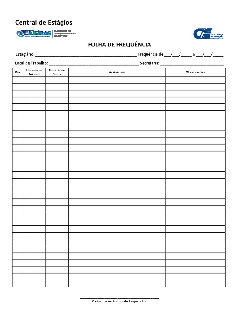 Folha de Frequência 2021 PDF