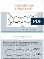 Metabolismo Eicosanoides y Catobo de Proteina