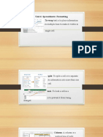 Unit 6 Spreadsheets Formatting