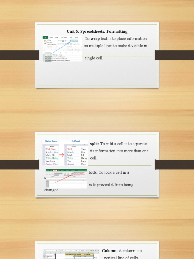 Spreadsheet Formatting Techniques | PDF | Computers