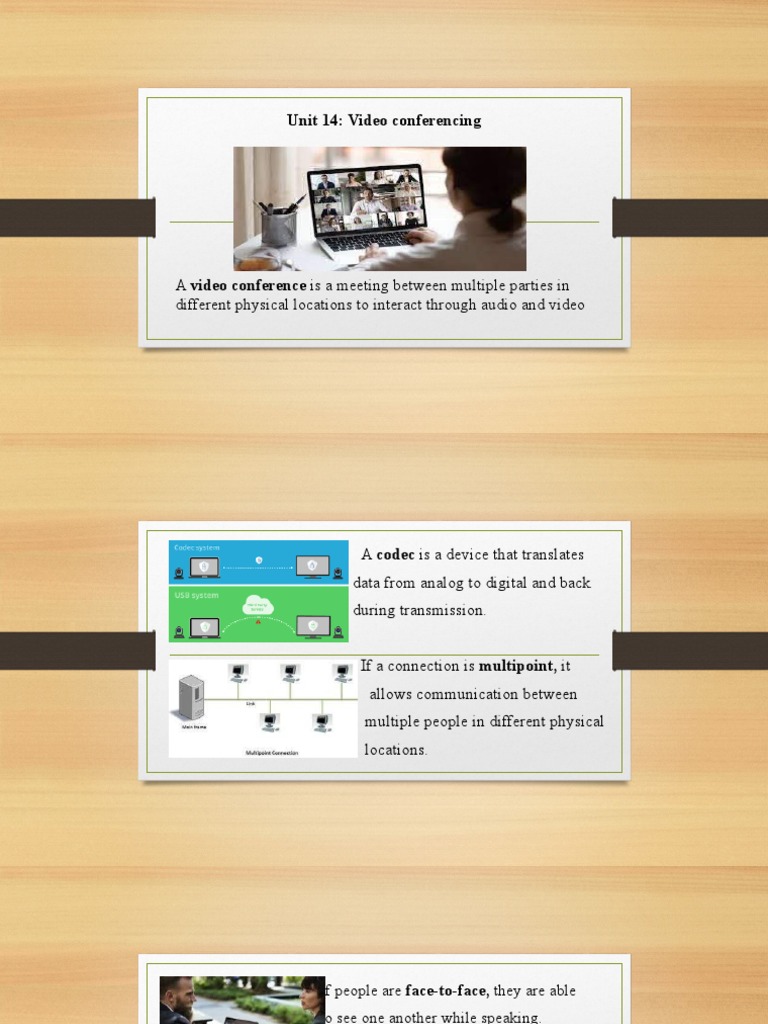 Unit 14 Video Conferencing PDF