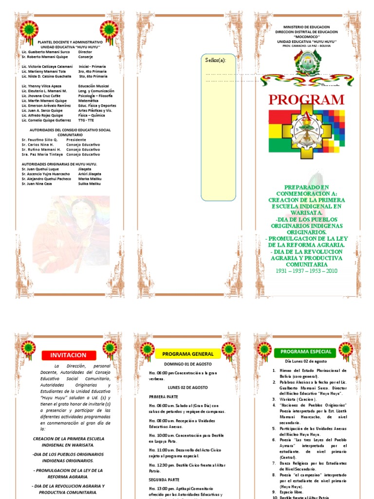 Modelo de Triptico | PDF