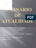 SEMINARIO DE ATUALIDADE