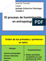 Antropología Cultural Psicología