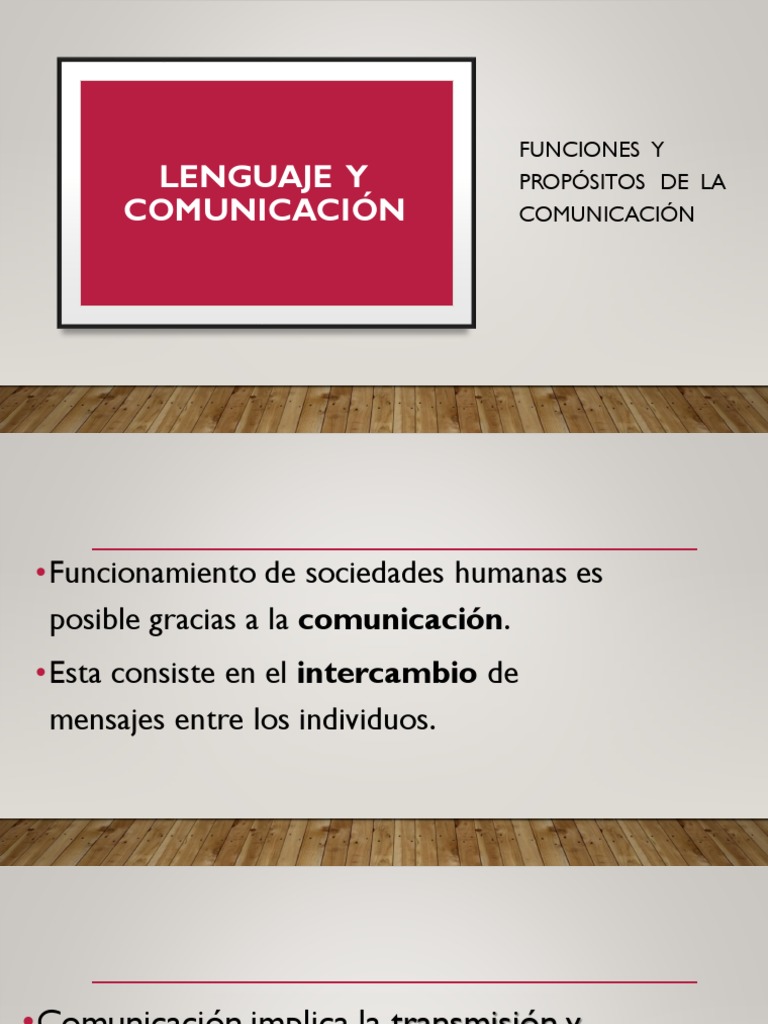 Funciones y Propósitos del Lenguaje | PDF | Comunicación | Autor