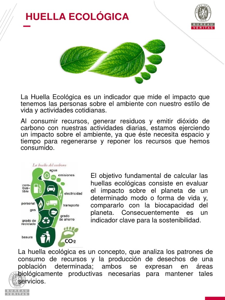 Definición y Objetivo de la Huella Ecológica | PDF