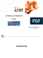 An Anatomy of A Digital Audit: Workshop
