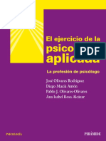 190. El Ejercicio de La Psicología Aplicada (José Olivares Rodríguez Et Al)