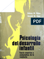 12) Psicología Del Desarrollo Infantil (Sidney Bijou Ft Donald Baer)