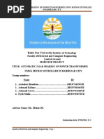 Automatic Load Sharing of Power Transformer