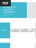 Business To Business Marketing Session 2