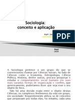 Sociologia - Conceito e Aplicação