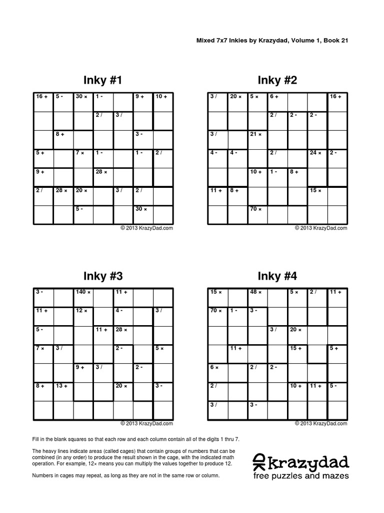 Krazydad Free Puzzles And Mazes Page 524