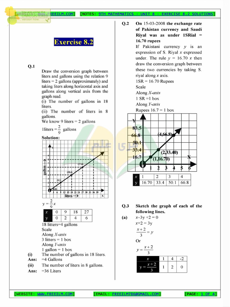 9th Math CH 8 Ex 8.2 | PDF