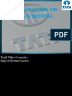 Presentation On Tata Motors