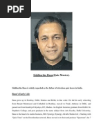 Download Biography of Quizmaster- Siddharth Basu by azazelavey SN52012022 doc pdf