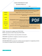 Grade 6 Performance Tasks Q3