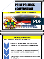 Philippine Politics and Governance Week 1 Module 1