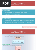 Ac Quantities