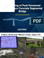Load Rating of Post-Tensioned Cast-In-Place Concrete Segmental Bridge