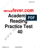 Ieltsfever Academic Reading Practice Test 40 PDF