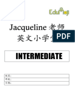 Jacqueline 老师 英文小学堂 Intermediate