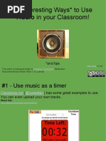 Download 30 Interesting Ways to Use Audio in Your Classroom by jstearns SN52012408 doc pdf