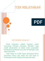 STUDI KELAYAKAN BENDUNGAN