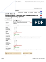 Unit 9 - Week 8: Thermodynamic Potentials and I Law Application To Chemically Reacting Systems