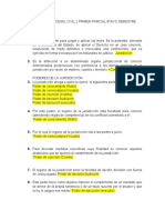 Cuestionario procesal civil 2