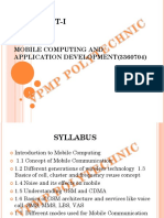 Mobile Computing and App Development Syllabus