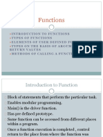 Functions Guide - Introduction, Types, Definitions