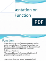 Presentation On Function