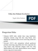 Etika Dan Hukum Kesehatan