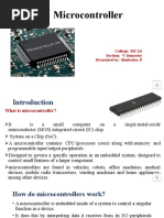 Microcontroller: College: MCAS Section: V-Semester Presented By: Shabeeba. P