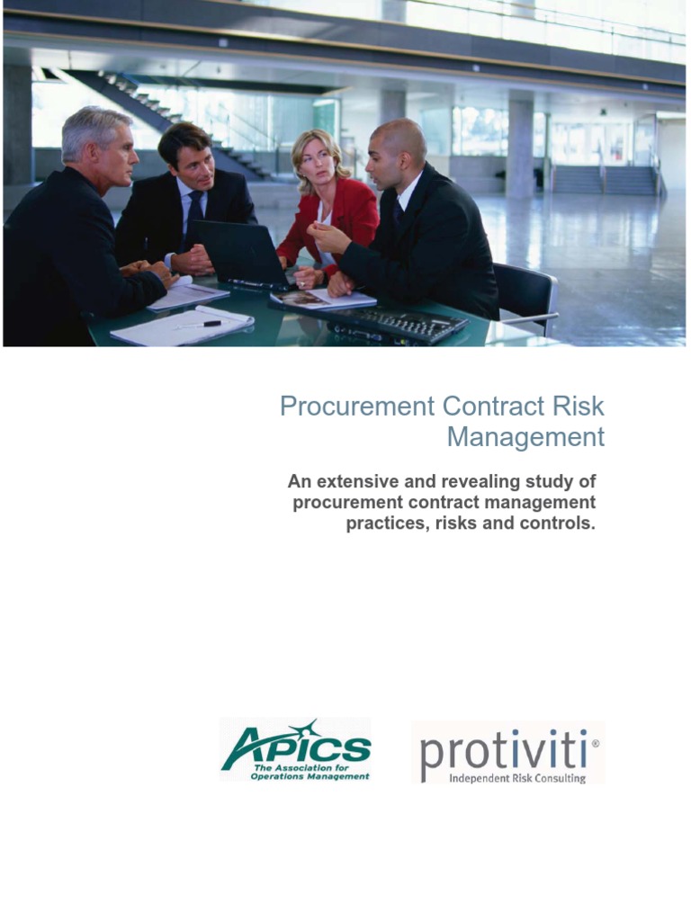 Managing Procurement Contract Risks | PDF | Procurement | Goal