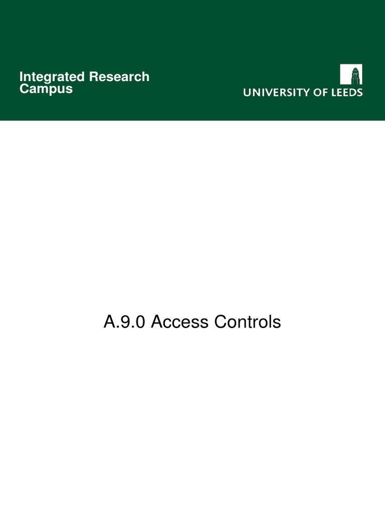 Access Control Policy for IRC Services | PDF | Access Control | Password
