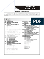 Chemical Kinetics: Recap of Early Classes