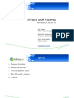 Alfresco WCM Roadmap: Versions 3.2r, 3.3 and 4.x