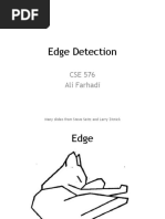 Edge Detection: CSE 576 Ali Farhadi