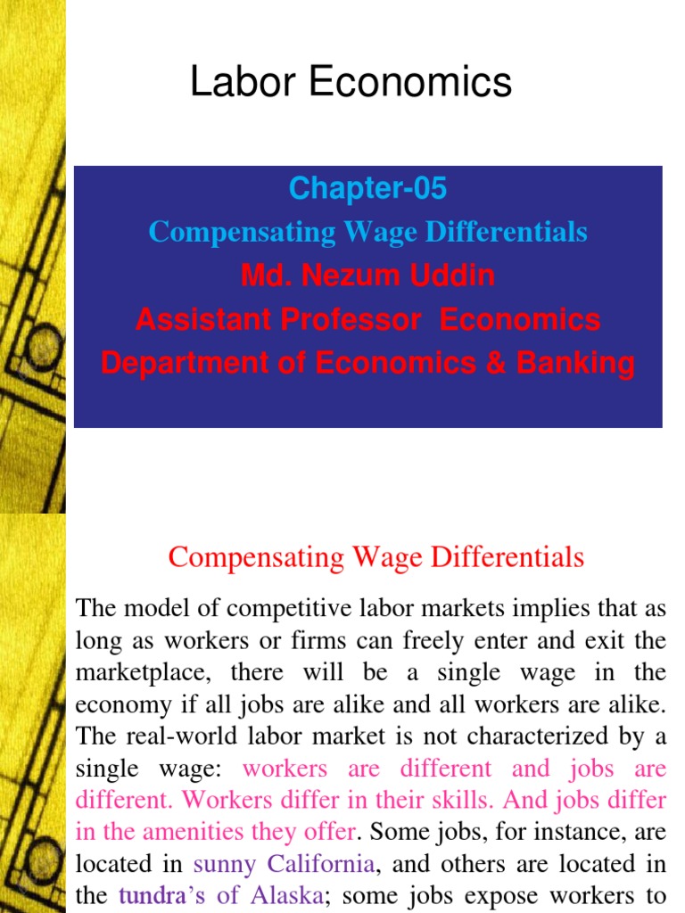 Compensating Wage Differentials Explained | PDF | Labour Economics ...