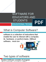 Lesson 5 Software For Educators and Students
