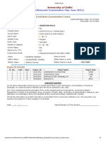 Examination Form SEM 2