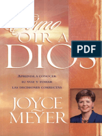 Como Oir a Dios-Joyce Meyer