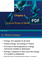 GROUND RULES OF METABOLISM