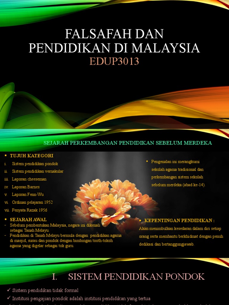 Tutorial 4 - Sistem Pendidikan Sebelum Merdeka  PDF