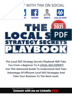 The Local SEO Strategy Secrets Playbook 2020