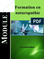 Module 2 Formation en naturopathie - La nutrition