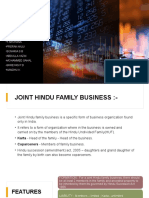 Group 4: Joint Hindu Family Business